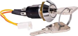 Penta Extinguo sleutelschakelaar 2 standen 1 positie uitneembaar