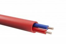 Brandmeldkabel J-HH 2x0,8mm 100mtr Rood Eca PVC