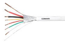 Alarmkabel 2x0,75+4x0,22mm&sup2; B2ca-s1a,d0,a1 Halogeenvrij