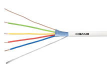 Alarmkabel 4x0,5mm Af Cca-s1,d1,a1 Halogeenvrij