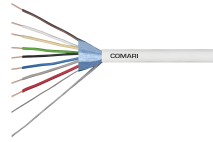Alarmkabel 8x0,5mm Af Cca-s1,d1,a1 Halogeenvrij