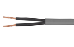 HSLH-OZ (Speakerkabel) 2x2,5mm&sup2; 200mtr Grijs Cca-s1,d1,a1 Halogeenvrij.