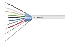 Alarmkabel 8x0,5mm Af B2ca-s1,d0,a1Halogeenvrij (haspel 500m)