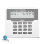 VERSA-LCDM-WH bediendeel met groot LCD display, Off White
