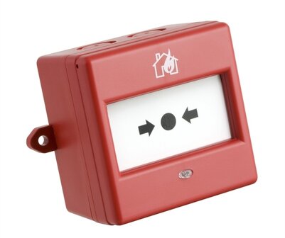 Handmelder IP66 conventioneel, universeel, rood, met LED IP66