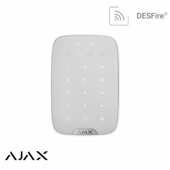 Ajax KeyPad PLUS draadloos, wit