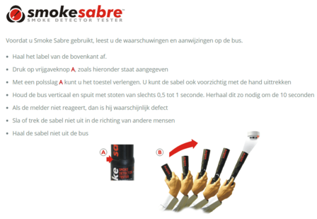 Smoke Sabre testgas 150 ml