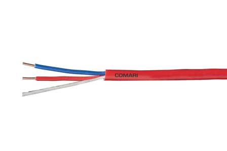 Brandmeldkabel J-HH 2x0,8mm Rood B2ca-s1a,d0,a1
