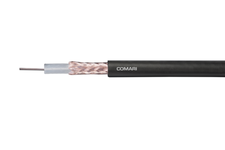 Coax RG59 C17 F75 Ohm 100mtr Eca PVC