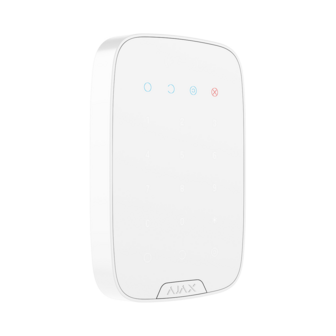 Ajax Superior KeyPad Plus Jwlr WH, bediendeel met kaartlezer