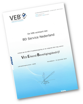 VEB erkend beveiligingsbedrijf 