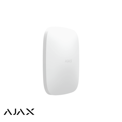 Ajax Hub+, wit, met 2 x GSM, WiFi en LAN communicatie