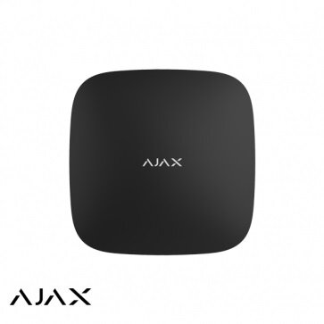 Ajax Hub, zwart, met GSM en IP communicatie