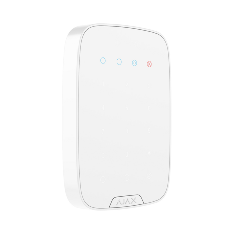 Ajax Superior KeyPad Plus Jwlr WH, bediendeel met kaartlezer