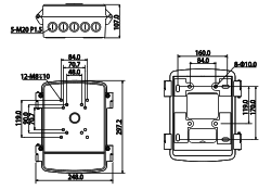 Dahua PFA140 las/montagedoos IP66